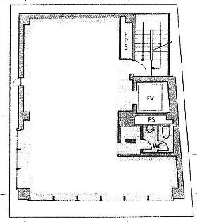 元赤坂MIビルの基準階図面