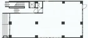 FSK赤坂ビルの基準階図面