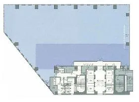 赤坂スターゲートプラザの基準階図面