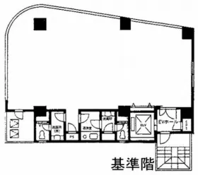 三宅屋ビルの基準階図面