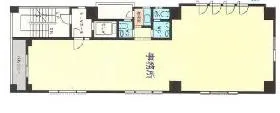 芝アビタシオンビルの基準階図面