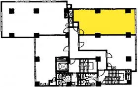 三田ハイツの基準階図面