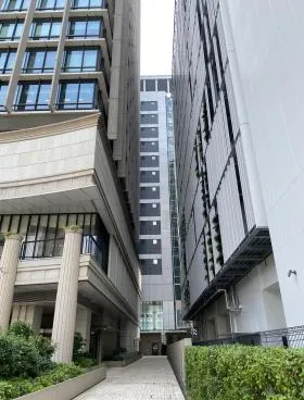 三田ベルジュビルの外観
