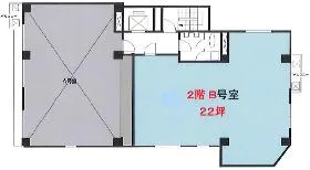 赤坂スクエアビルの基準階図面