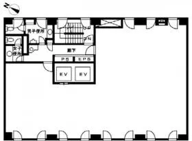 PAN JAPANビルの基準階図面