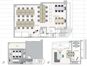 GrandStoryAKASAKA(旧:赤坂コリーヌ)ビルの基準階図面
