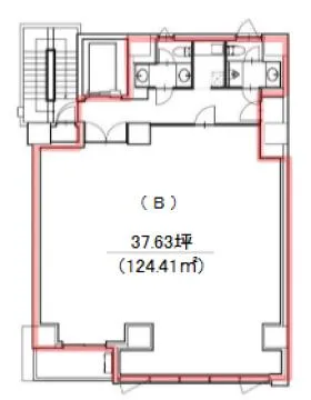 アツミビルの基準階図面