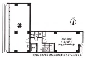 珠和ビルの基準階図面