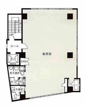あいおいニッセイ同和損保成増ビルの基準階図面
