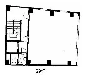 加藤ビルの基準階図面