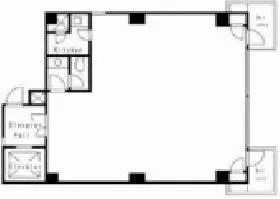 アルシュ麹町ビルの基準階図面