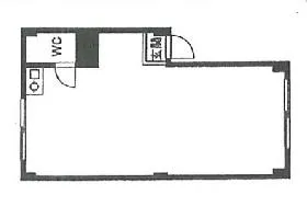 赤坂ロイヤルビルの基準階図面