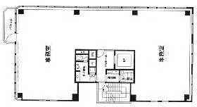 TSビルの基準階図面