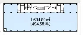 長谷萬ビルディングⅡの基準階図面