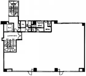玉屋ビルの基準階図面