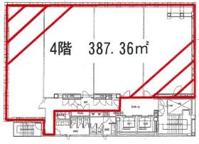 池袋第一生命ビルの基準階図面