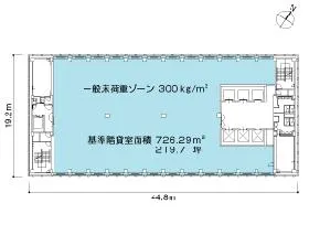 六本木ヒルズノースタワーの基準階図面