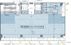 サンアイ茅場町ビルの基準階図面