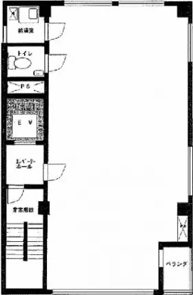 PAL音羽ビルの基準階図面