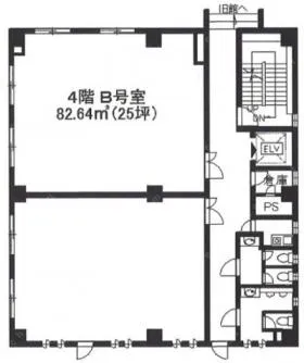 末よしビルの基準階図面