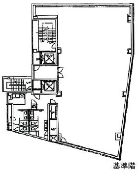 新宿Plazaビルの基準階図面