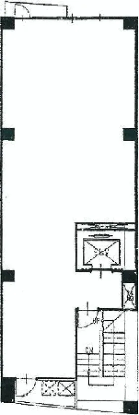 橋本ビルの基準階図面