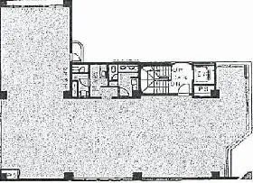 千駄ヶ谷尾澤ビルの基準階図面