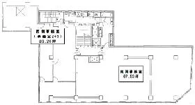 戸谷ビルの基準階図面