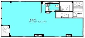しんまつビルの基準階図面