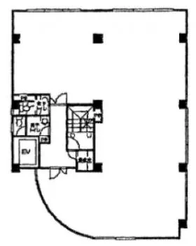 プロテックスビルの基準階図面