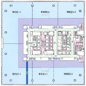 紀尾井タワーの基準階図面