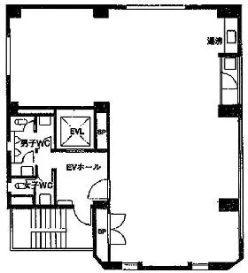 サンネット飯田橋第2ビルの基準階図面