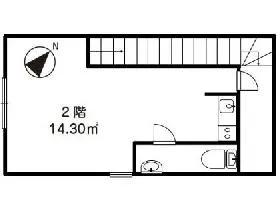 イーグル新橋No.2ビルの基準階図面