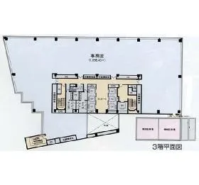 桜通豊田 旧)近鉄新名古屋ビルの基準階図面