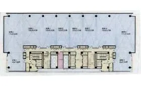 名古屋インターシティビルの基準階図面