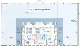 テラススクエアの基準階図面