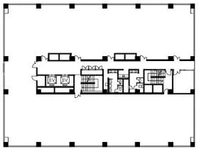 住友生命大宮第2ビルの基準階図面