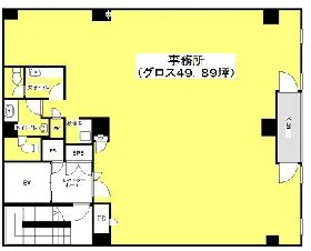 泰明ビルの基準階図面