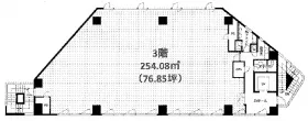 VORT代官山ビルの基準階図面