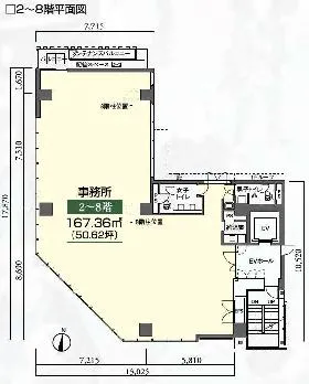 麹町スクエアプラザの基準階図面