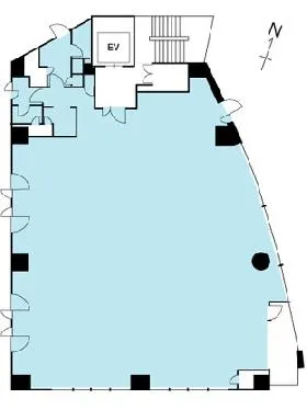 六本木OGビルの基準階図面