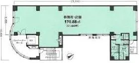 新橋NFビルの基準階図面