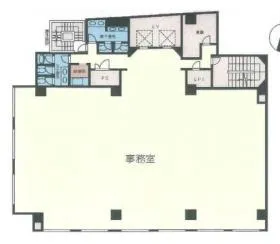 タカラビルの基準階図面