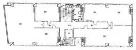 第8東ビルの基準階図面
