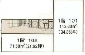 J.C.ビルディングの基準階図面