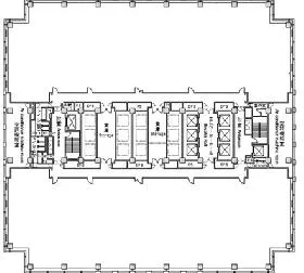 ワールドビジネスガーデン(WBG)の基準階図面