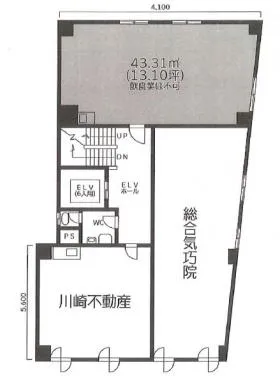 ホシナビルの基準階図面