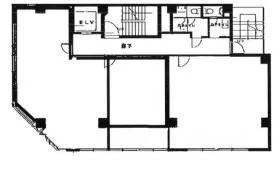 京浜建物第3ビルの基準階図面