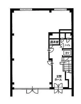 大仙柴田ビルの基準階図面