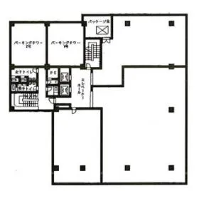 第2山崎ビルの基準階図面
